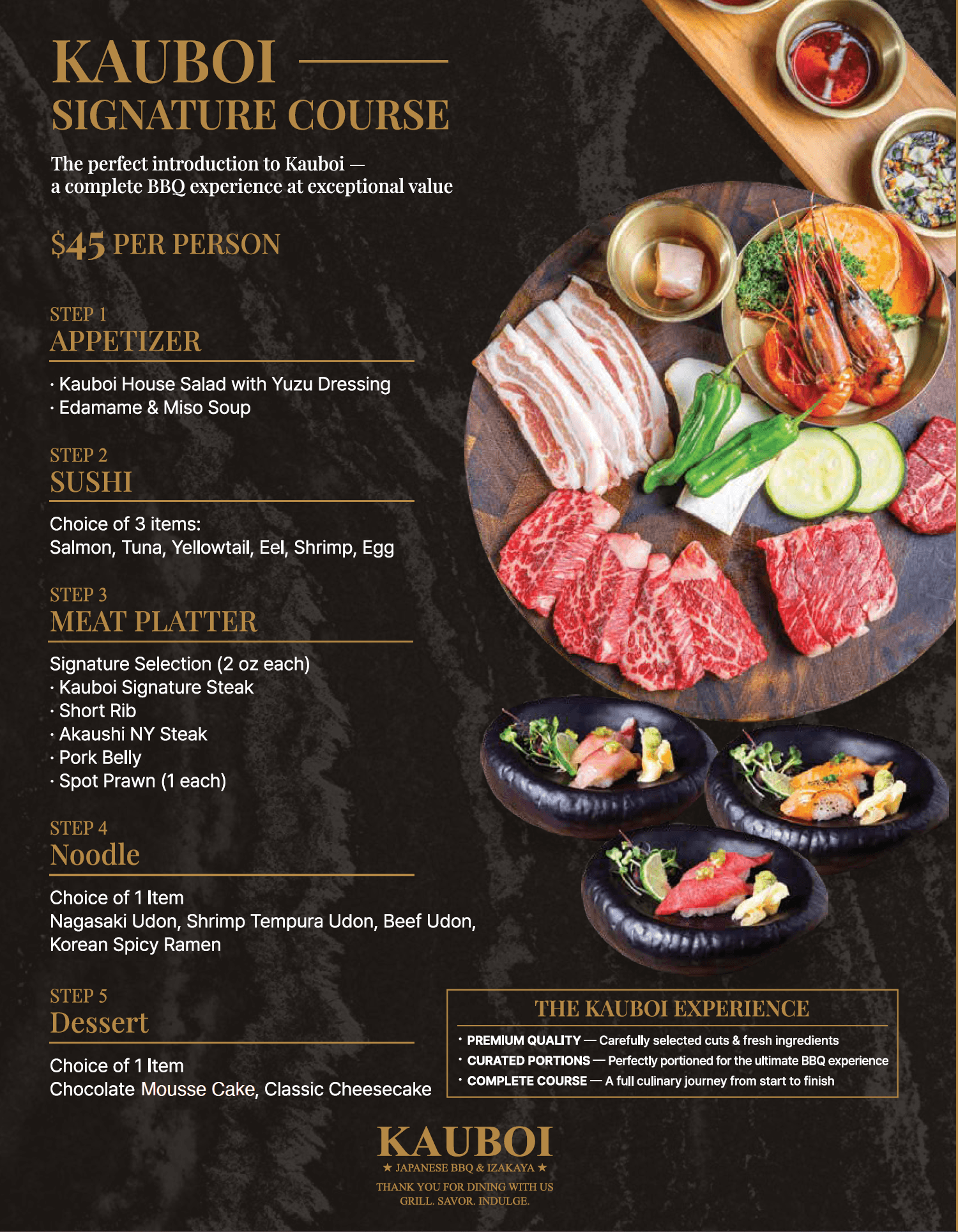Course Menu preview