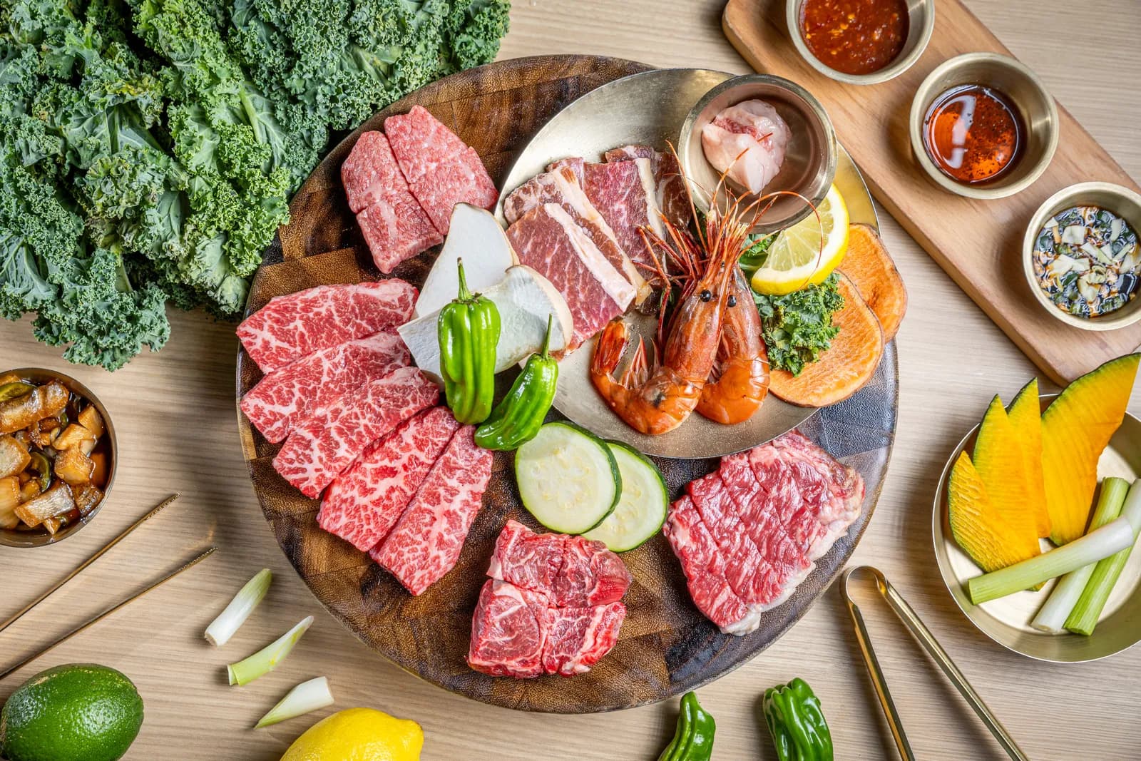 Premium Kauboi BBQ combo plate