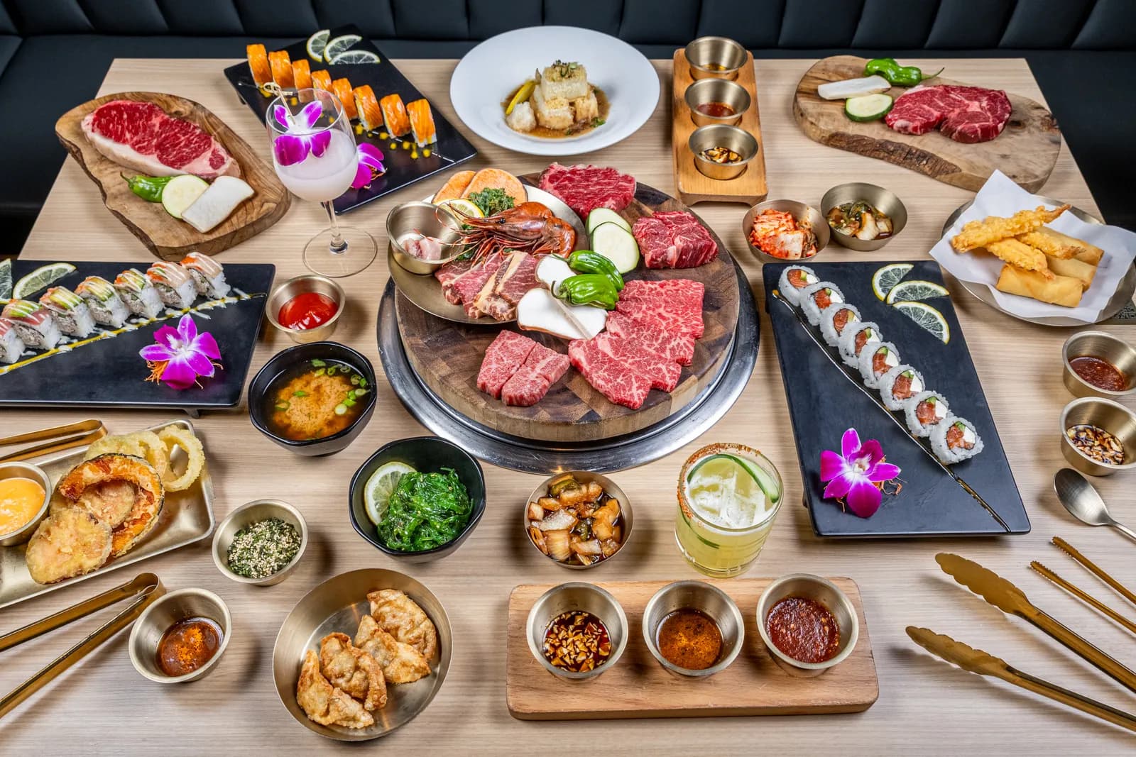 Kauboi tasting spread