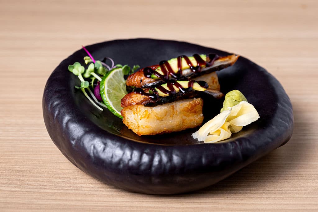 Eel w/ Avocado. 2pcs per order