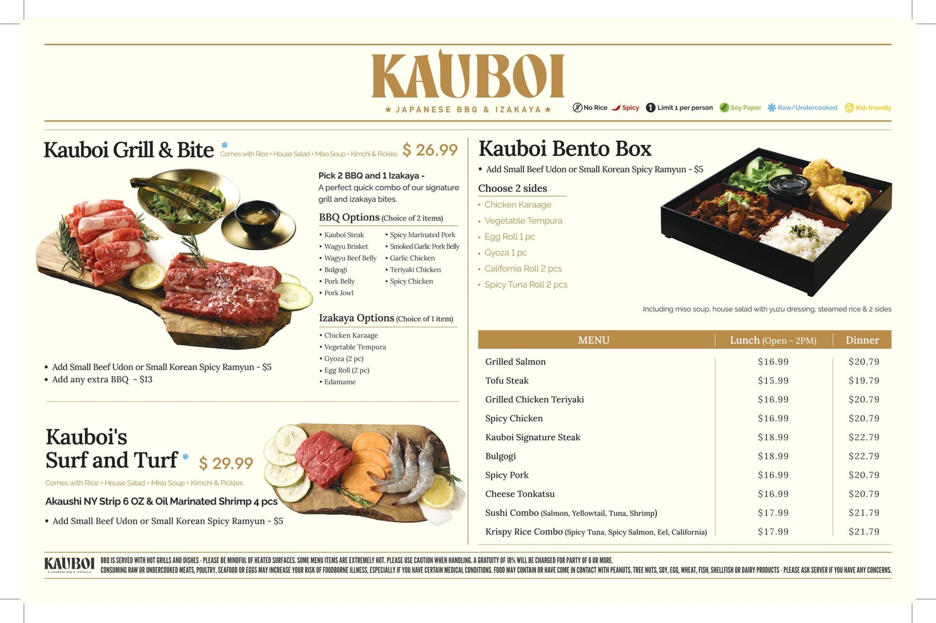Ala Carte Menu preview