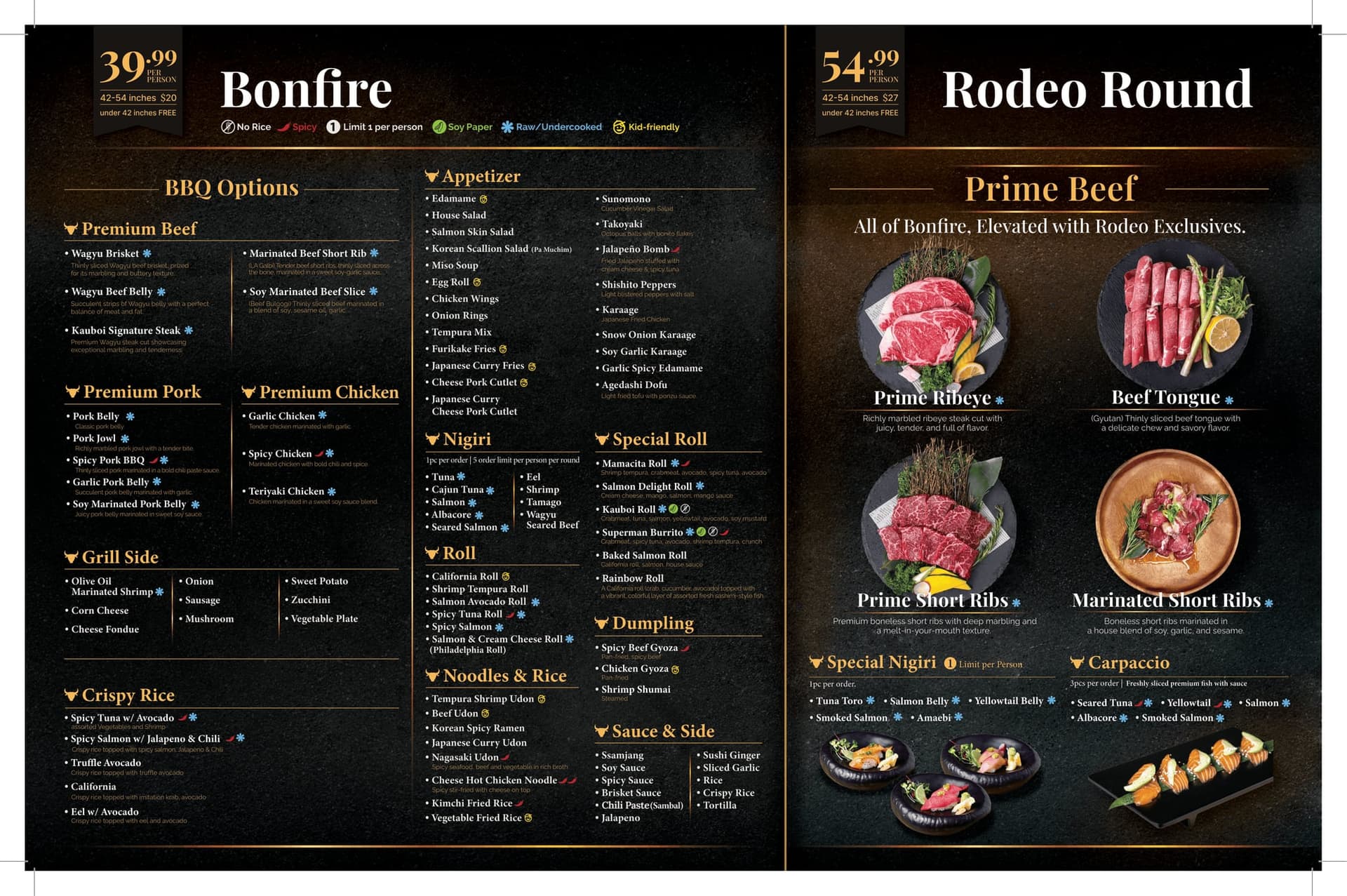 Kauboi menu page 2