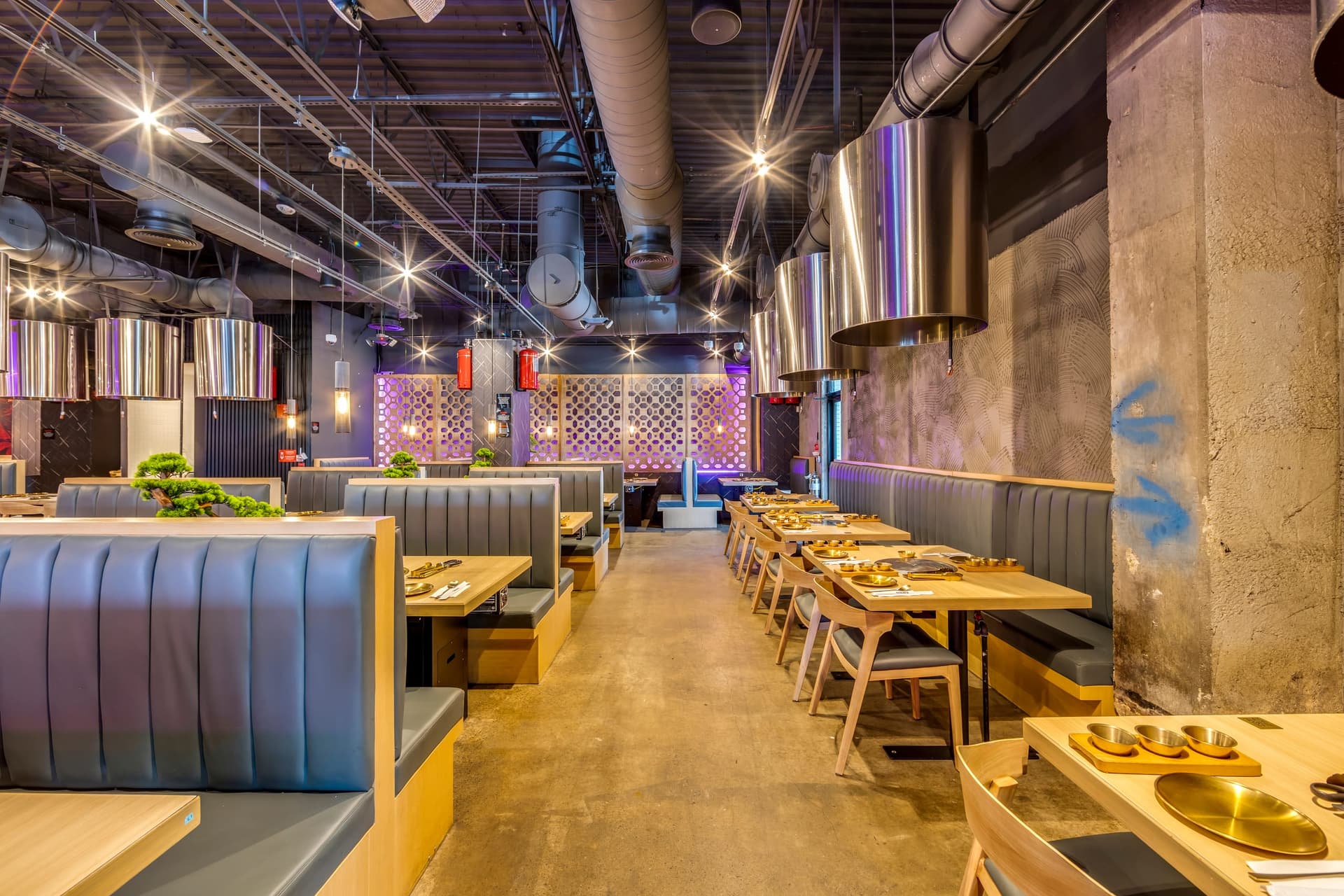 Kauboi BBQ booth seating interior